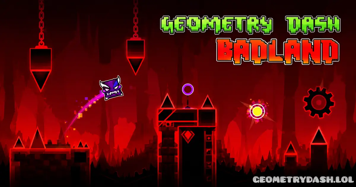 Play Geometry Dash Badland online