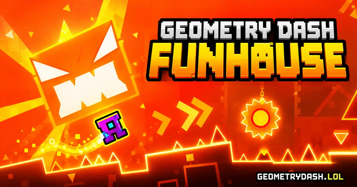 Play Geometry Dash Funhouse online