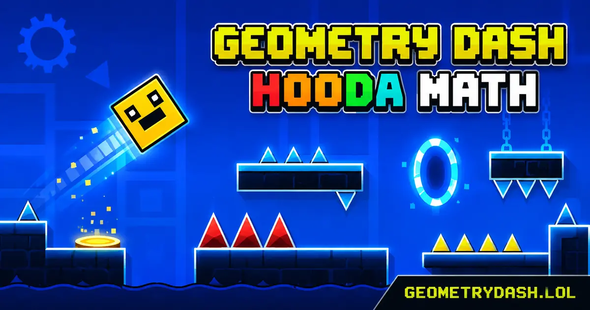 Play Geometry Dash Hooda Math online