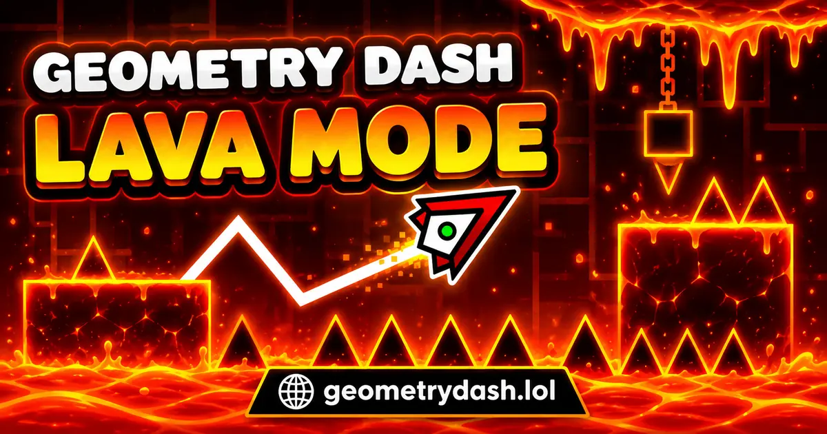 Play Geometry Dash Lava Mode online