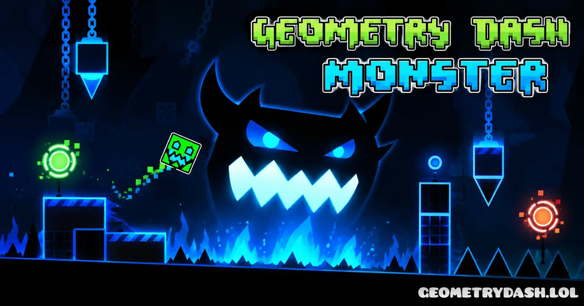 Play Geometry Dash Monster online