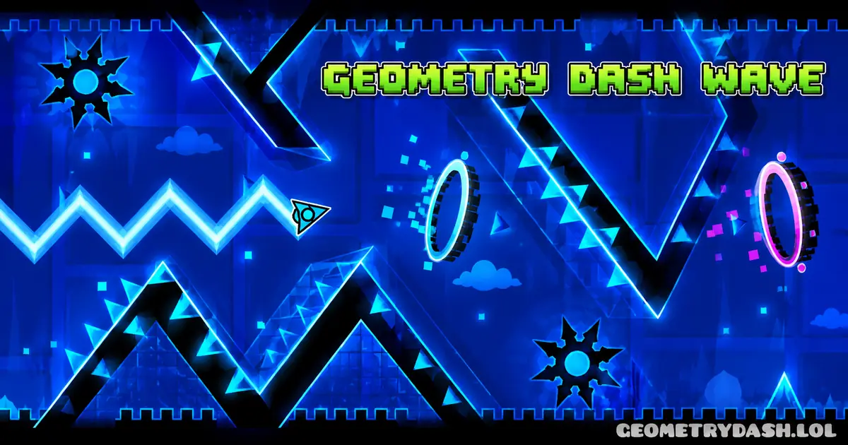 Play Geometry Dash Wave online